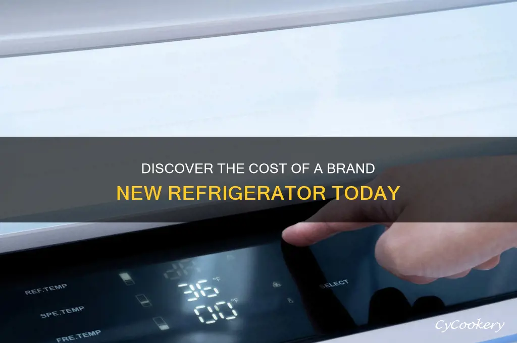 how much is a brand new refrigerator