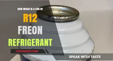 Current Cost of R12 Freon Refrigerant: Pricing a Can Today