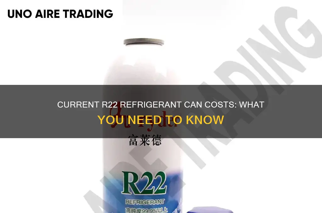 how much is a can of r22 refrigerant
