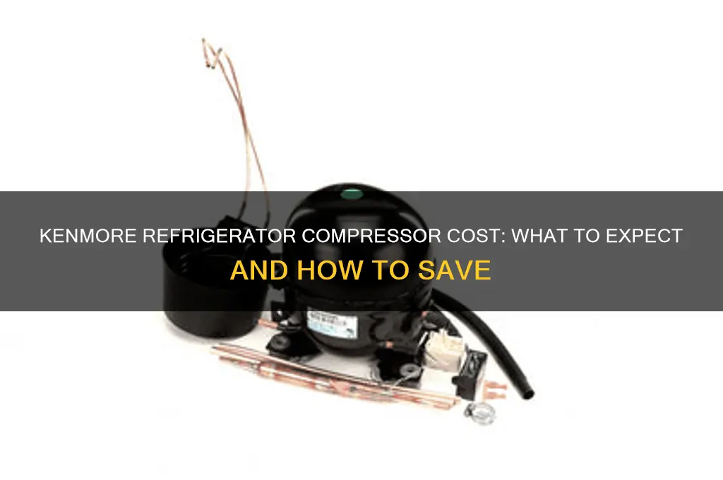 how much is a compressor for a kenmore refrigerator