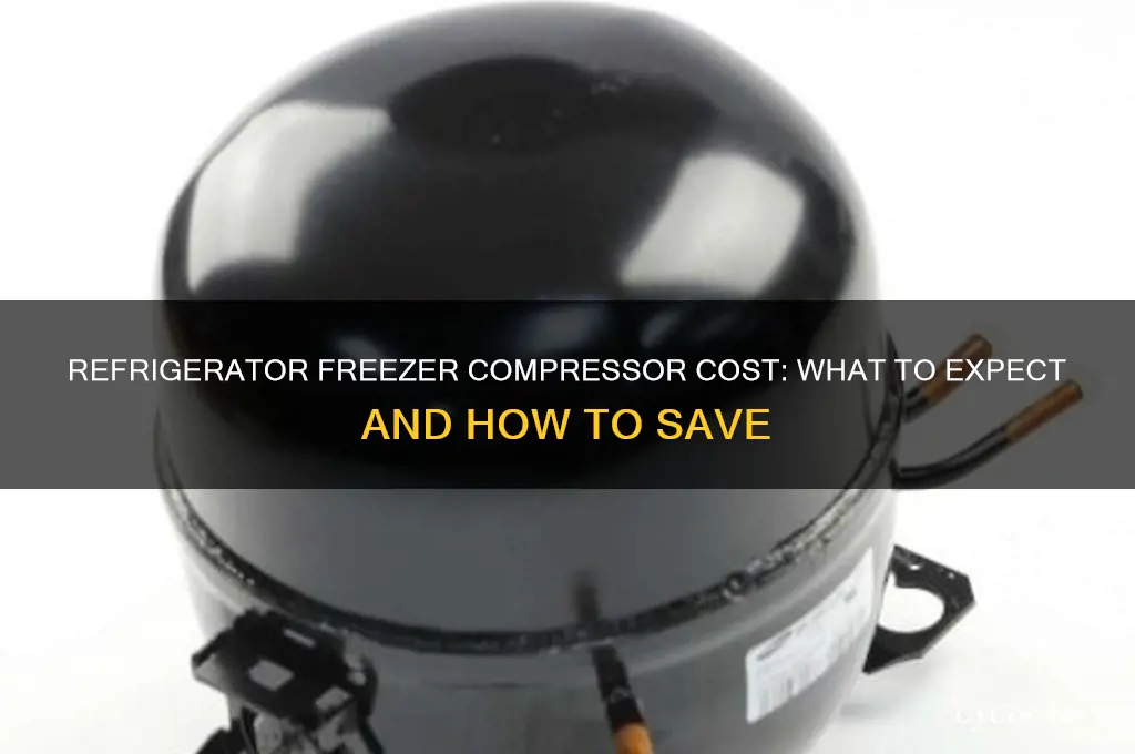 how much is a compressor for a refrigerator freezer