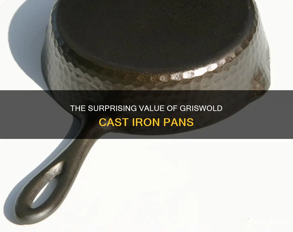 how much is a griswold cast platt pan worth