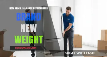 New Large Refrigerator Weight: What to Expect When Buying
