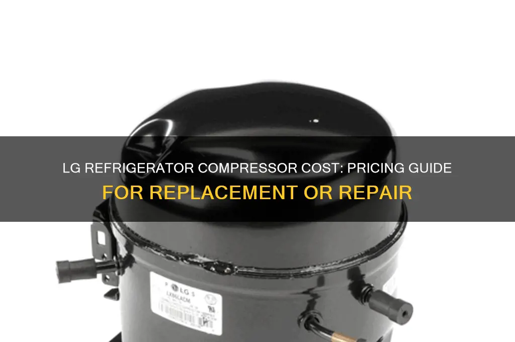 how much is a lg refrigerator compressor
