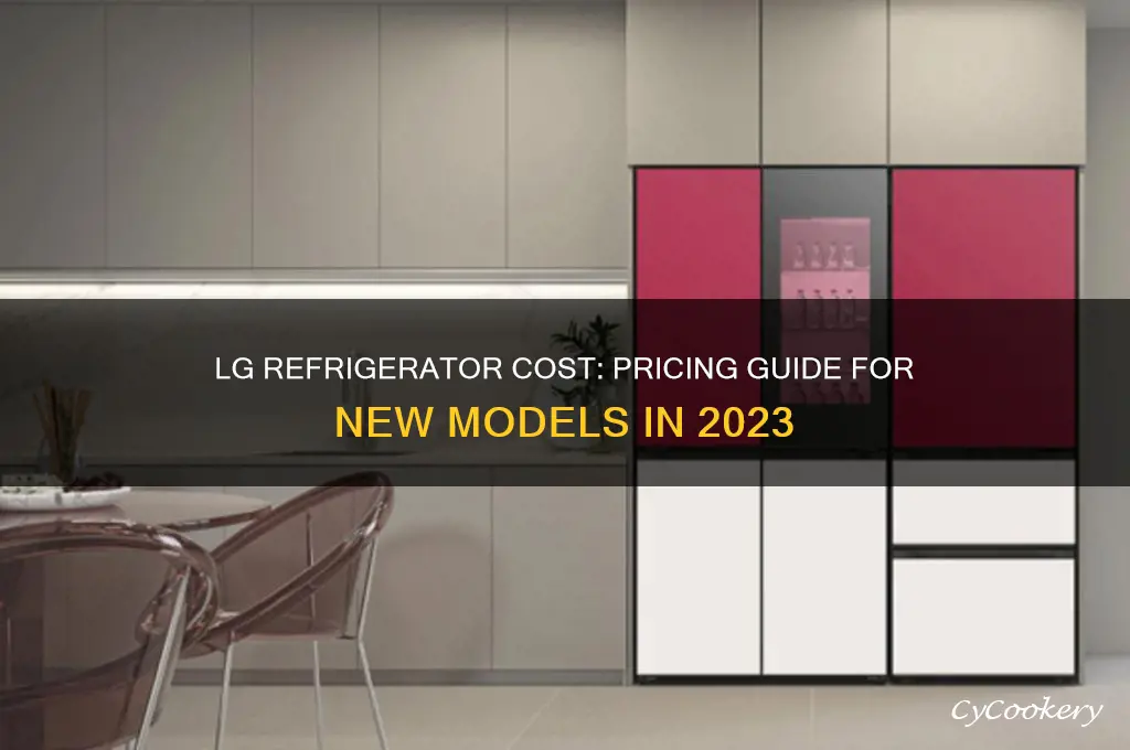 how much is a new lg refrigerator
