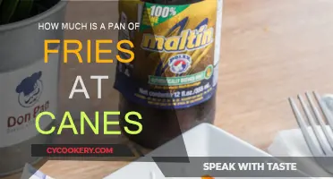Canes' Fries: How Much Does a Pan Cost?