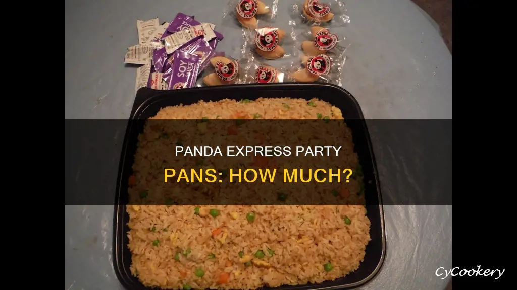 how much is a panda express party pan