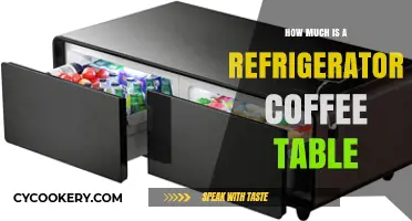 Refrigerator Coffee Table Cost: A Unique Furniture Investment Guide