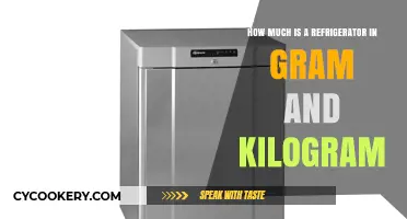 Refrigerator Weight Guide: Grams and Kilograms Explained Simply