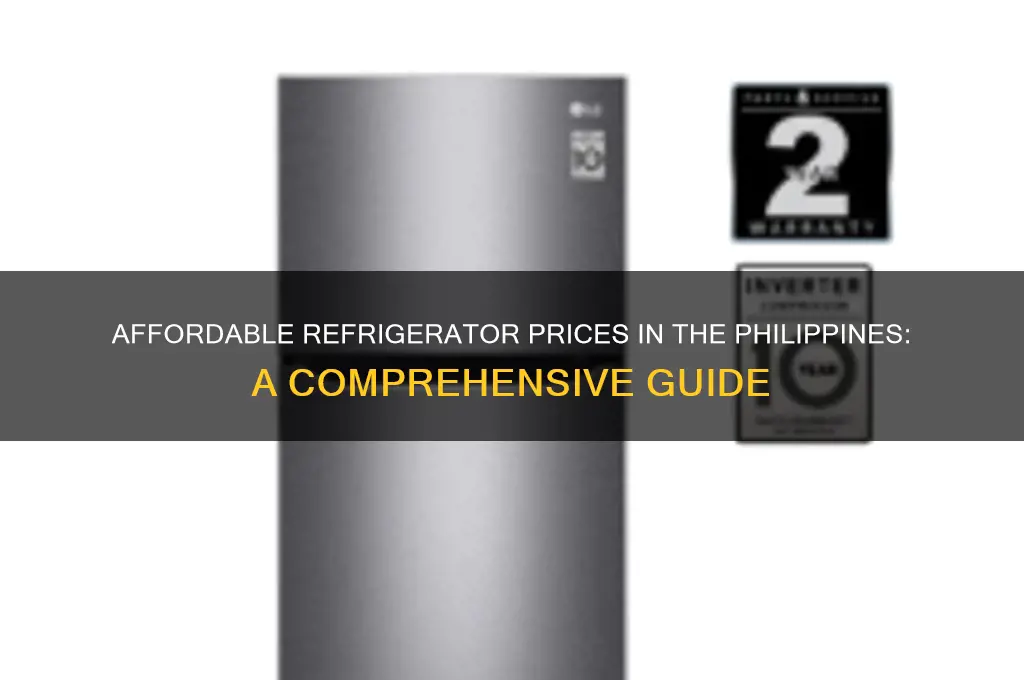 how much is a refrigerator in the philippines