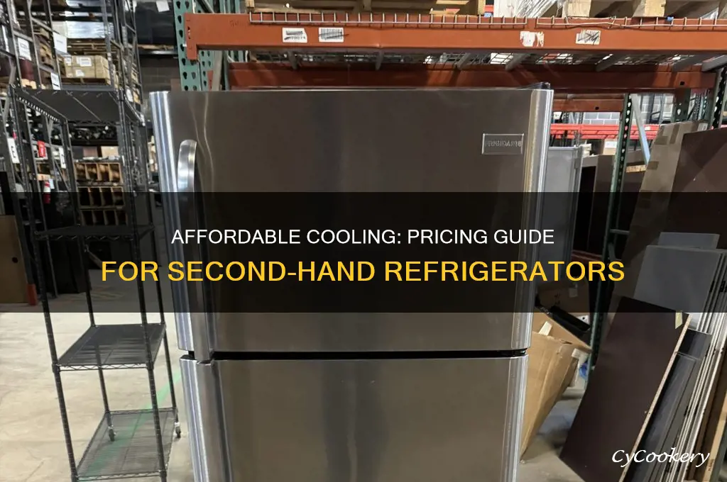 how much is a second hand refrigerator