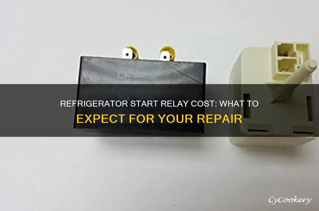 how much is a start relay for a refrigerator