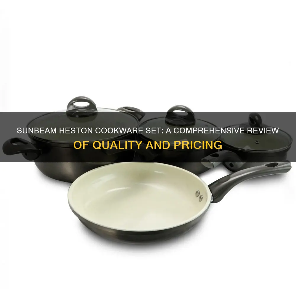 how much is a sunbeam heston cookware set