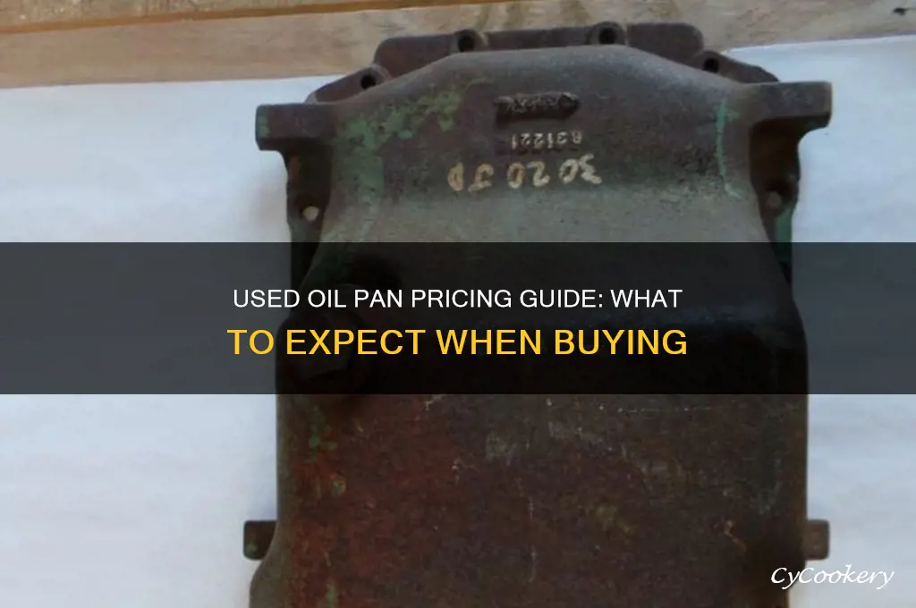 how much is a used oil pan