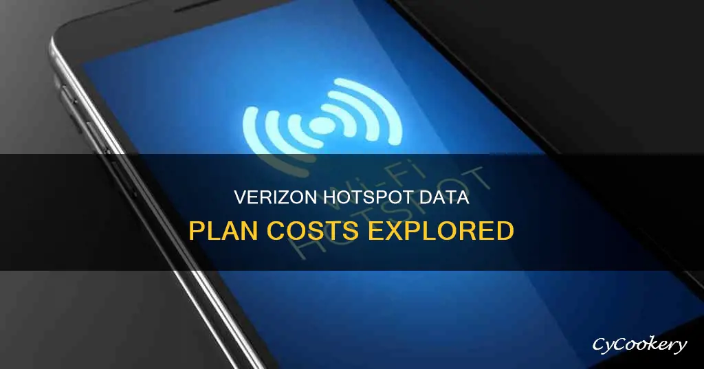 how much is a verizon hot psot data pan