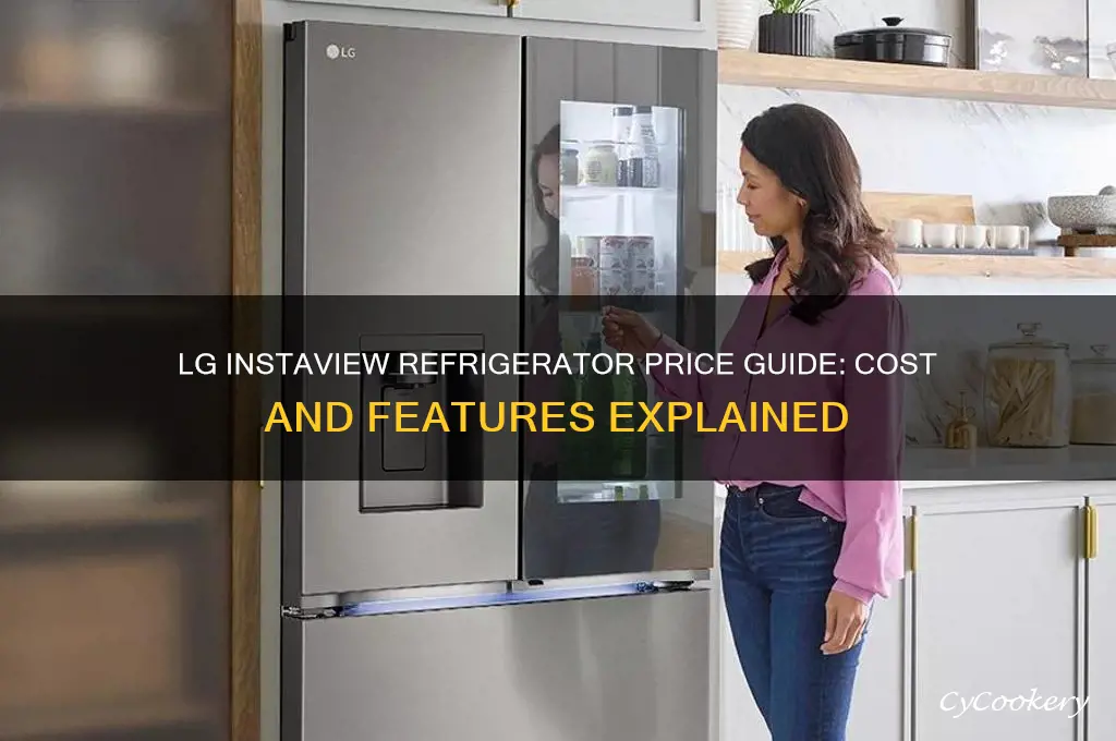 how much is an lg instaview refrigerator