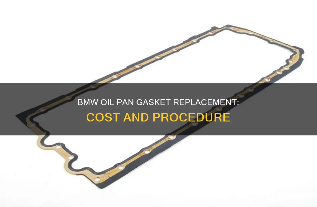 how much is an oil pan gasket replacement bmw