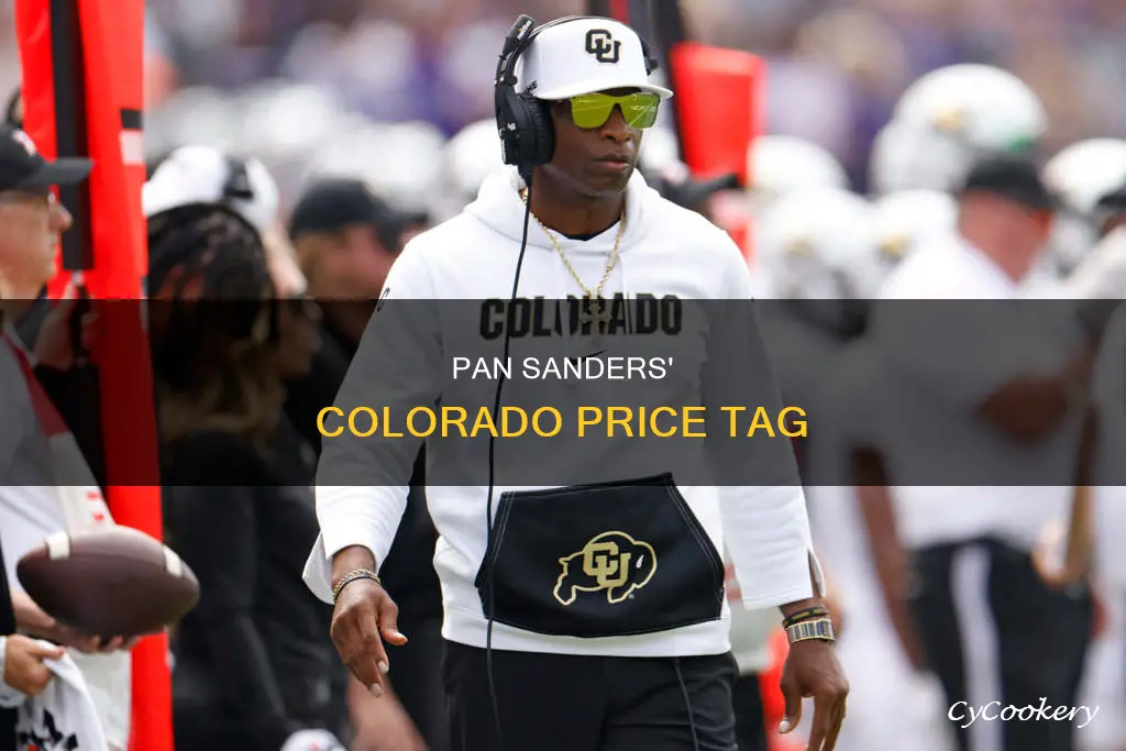 how much is colorado pan deion sanders