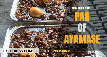 Ayamase Pan: Cost and Serving Size