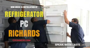 PC Richards Refrigerator Installation Cost: What to Expect