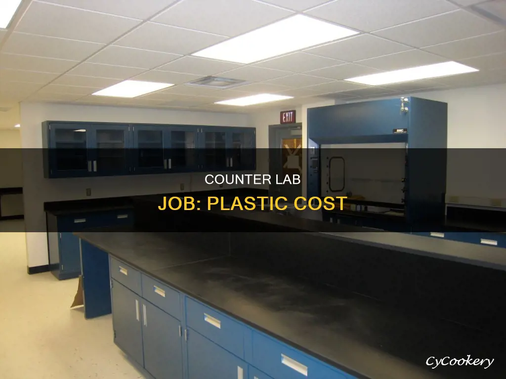 how much is lab job pan plastic counter