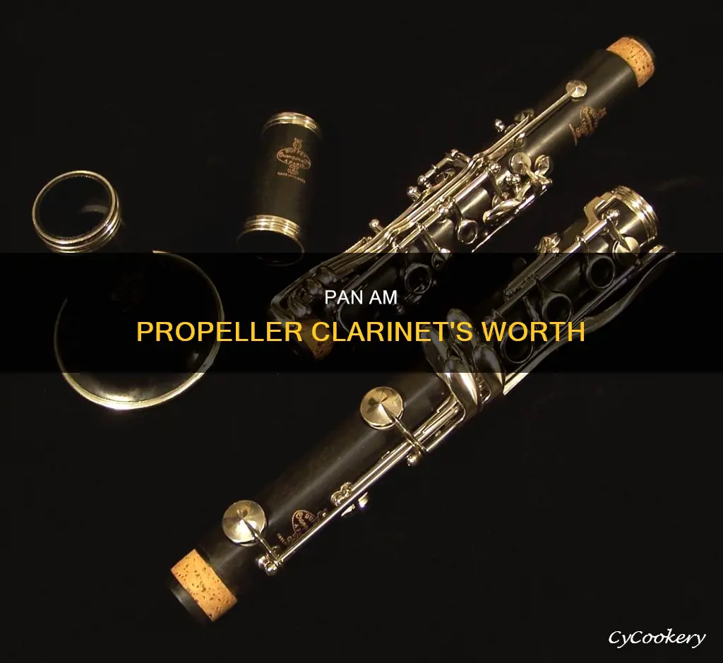 how much is pan american propeller wood clarinet