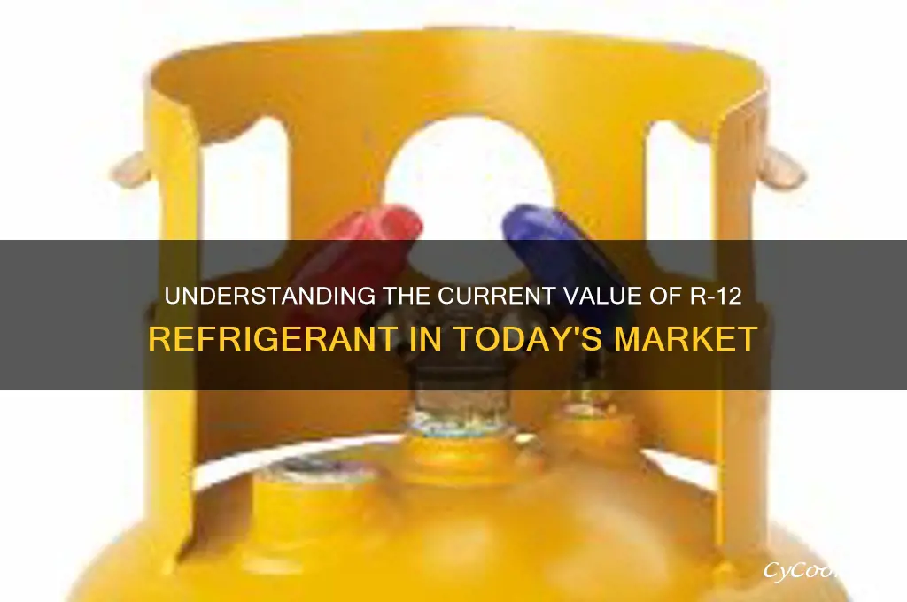 how much is r-12 refrigerant worth