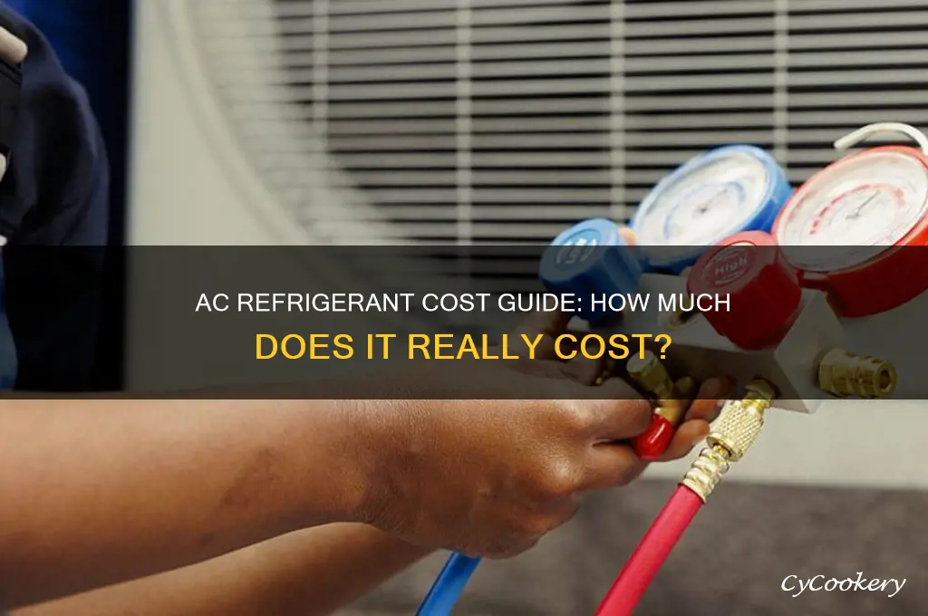 how much is refrigerant for ac unit