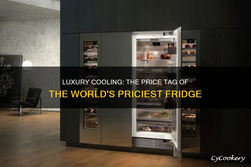 how much is the most expensive refrigerator