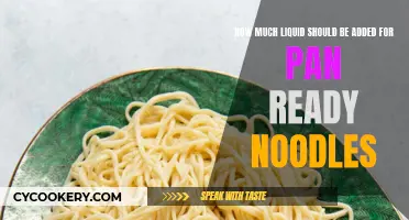 “Pan-Ready Noodles: Liquid Ratio Secrets”