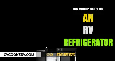 How Much LP Does It Take to Run an RV Refrigerator?