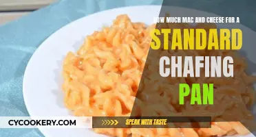 Mac and Cheese: Chafing Pan Portions