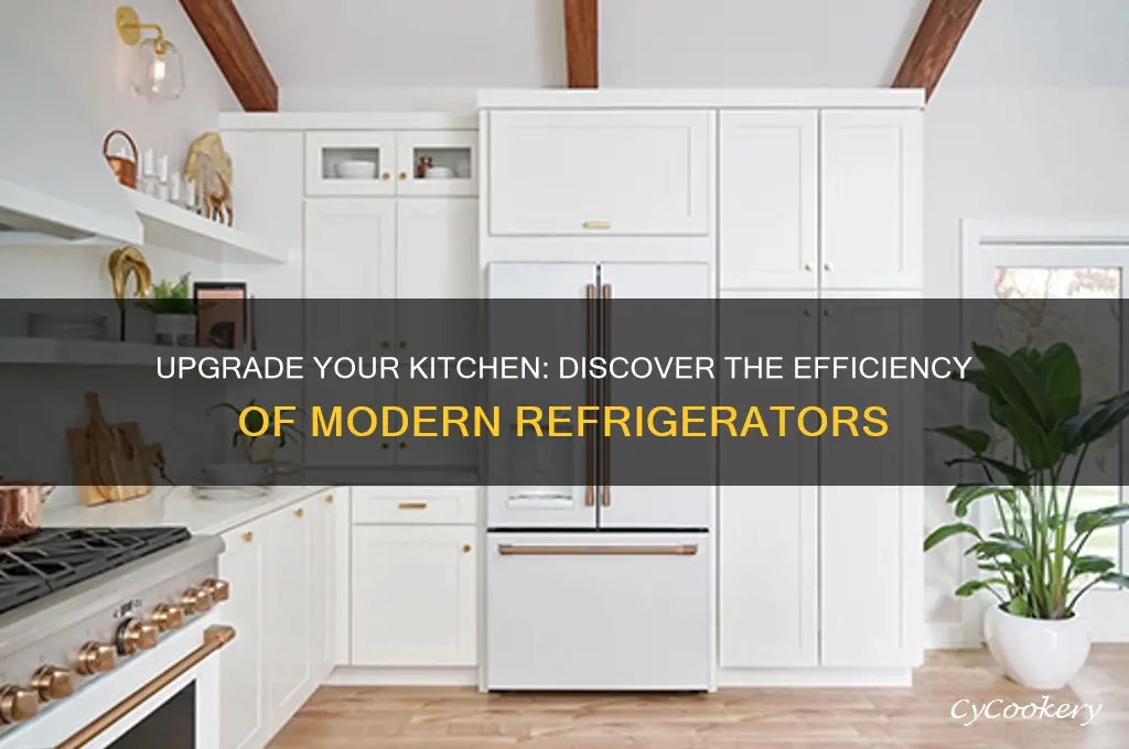 how much more efficient is a new refrigerator