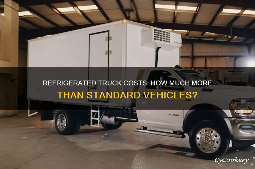 how much more expensive is a refrigerated truck
