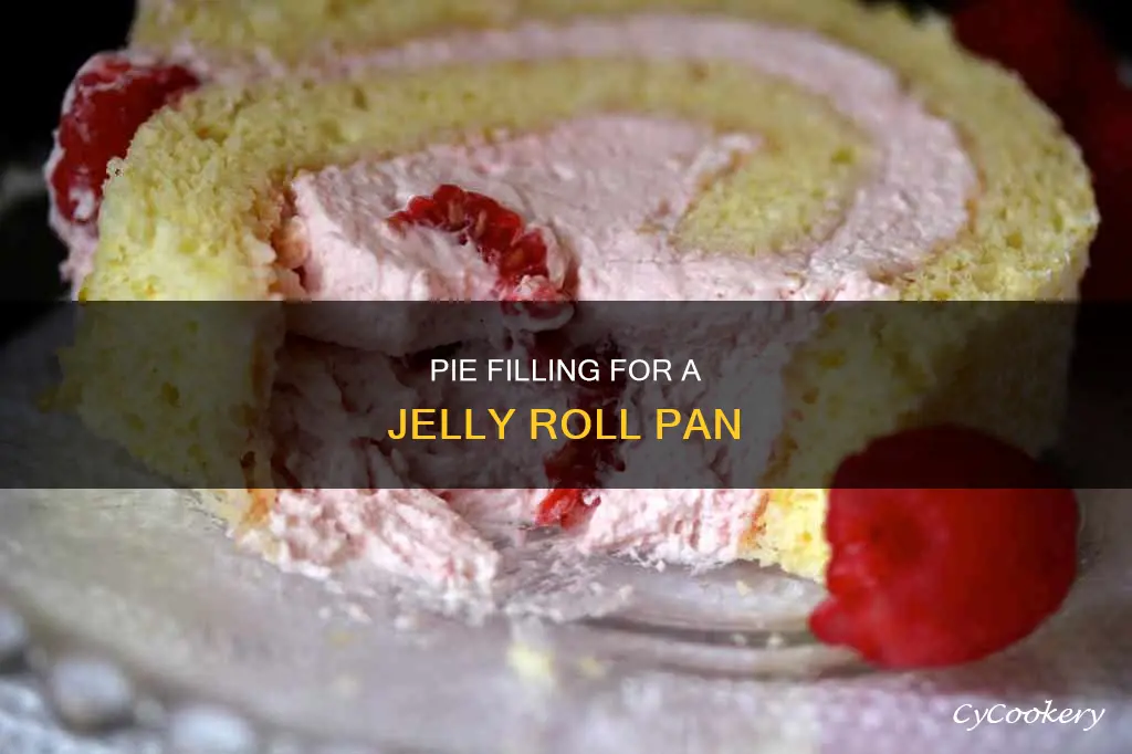 how much mpie filling for a jelly roll pan