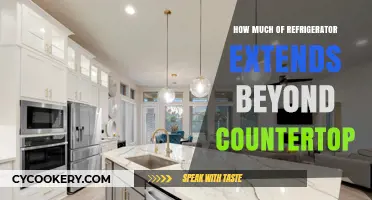 Refrigerator Overhang: How Much Extends Beyond Your Countertop?