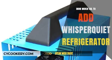 WhisperQuiet Refrigerator Oil Maintenance: Optimal Amount for Quiet Efficiency