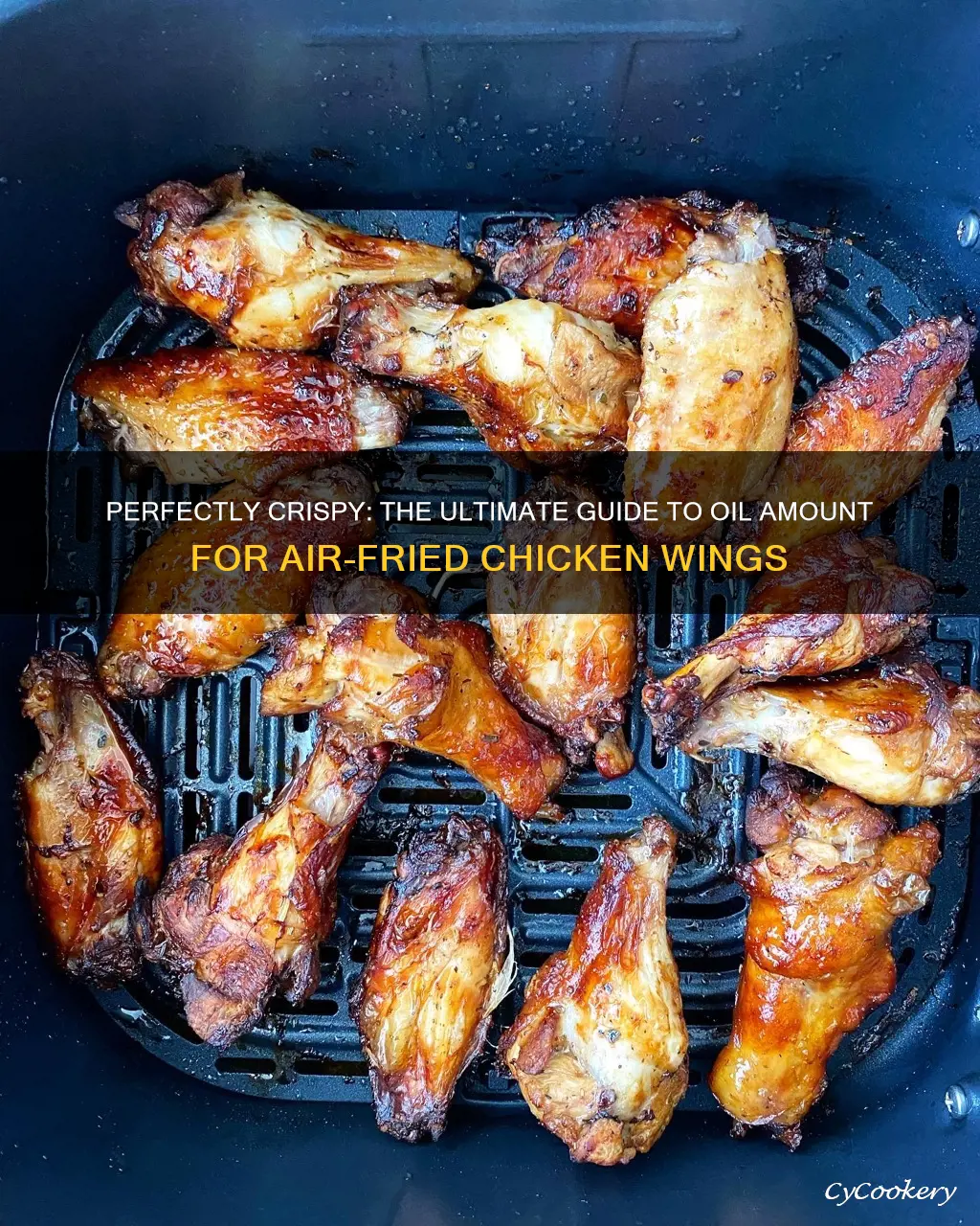 how much oil to cook chicken wings in air fryer