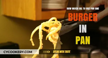 Perfect Burger Cooking: Ideal Oil Amount for Pan-Frying One Patty