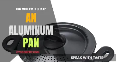 Pasta Portions: Filling Aluminum Pans