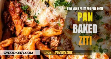 Baked Ziti: Full Hotel Pan Pasta Portioning