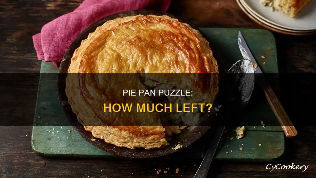 how much pie is left in the pan