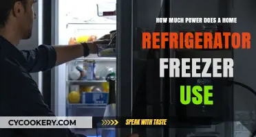 Refrigerator Freezer Power Consumption: Understanding Your Home Energy Usage