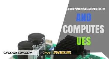 Refrigerator and Computer Power Consumption: Understanding Energy Usage