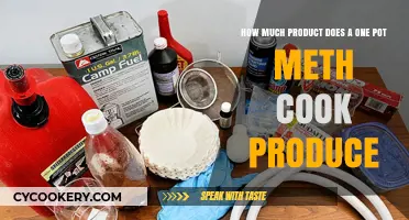 Meth Production: One-Pot Cook Yields and Risks