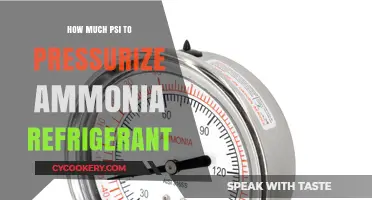 Optimal PSI for Ammonia Refrigerant Pressurization: A Comprehensive Guide