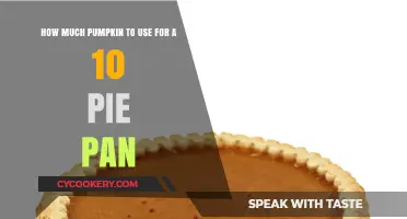 Perfect Pumpkin Pie: Ideal Amount for a 10-Inch Pan