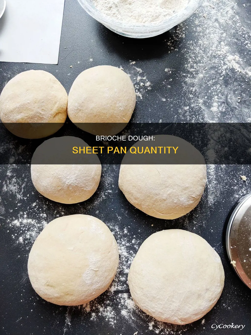 how much qty brioche dough sheet pan