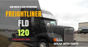 Freightliner FLD 120 R-134a Refrigerant Quantity Guide