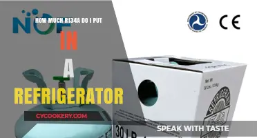 Proper R134a Refrigerant Amount for Your Fridge: A Guide